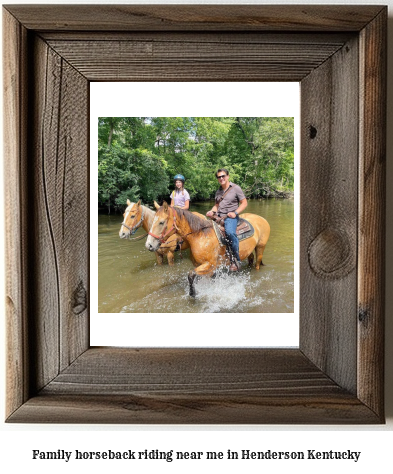 family horseback riding near me in Henderson, Kentucky